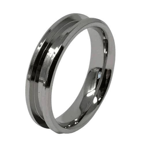 6mm Inlay Stainless Steel Ring Core (Bevelled Edge) Greenvill Crafts