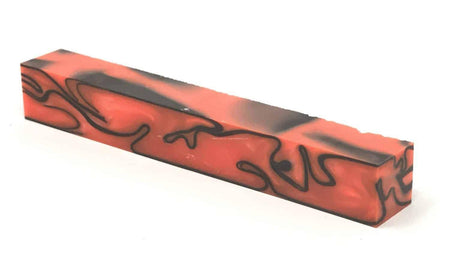 Toxic Orange - Kirinite Pen Blank Kirinite