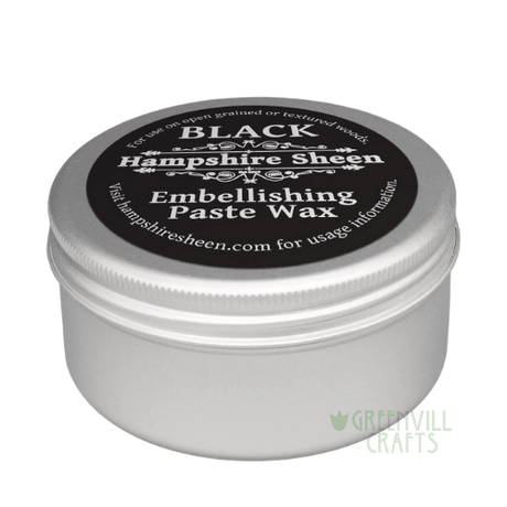 Embellishing Wax - Black - 60g - Hampshire Sheen