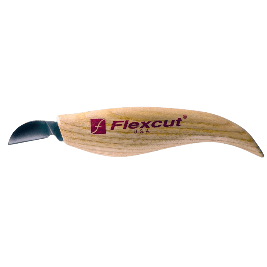 Flexcut Chip Carving Knife (KN15)

You will be wood carving like a pro with this premium chip carving knife from Flexcut.

This versatile tool has the same edge holding properties as Flexcut's renowned gouges and chisels, and come honed and ready to use.