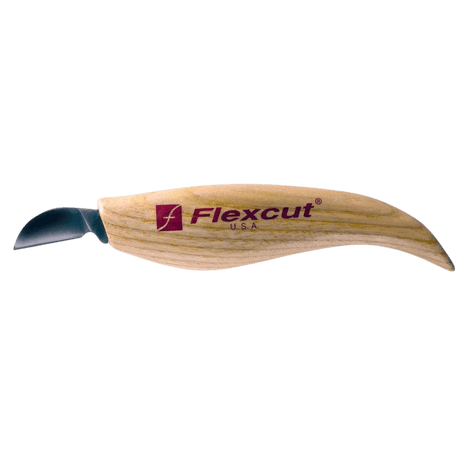 Flexcut Chip Carving Knife (KN15)

You will be wood carving like a pro with this premium chip carving knife from Flexcut.

This versatile tool has the same edge holding properties as Flexcut's renowned gouges and chisels, and come honed and ready to use.