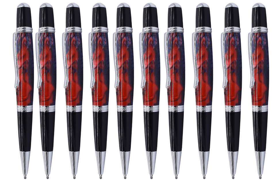 Cerra Pen Kit - Chrome & Black - PACKS