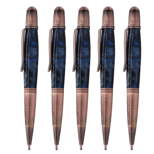  5 Pack - Antique Rose Copper Cerra Pen Kit - sierra pen kits