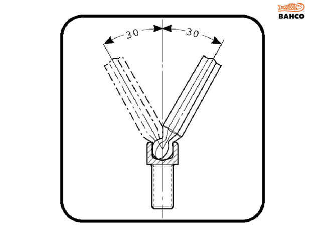 The Bahco BE-9770 Metric Long Ball End Hex L-Key Set is ideal for driving bolts and screws that have hexagonal sockets. Long arms ensure excellent leverage, which makes driving easier.  The ball ends of the keys allow the keys to be used up to an angle of 30° to the socket, whilst the hexagonal ends ensure an excellent fit into the screw/bolt head. A phosphate finish surface treatment provides outstanding surface protection; higher accuracy in the tip.