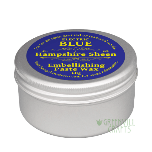 Embellishing Wax - Electric Blue - 60g - Hampshire Sheen