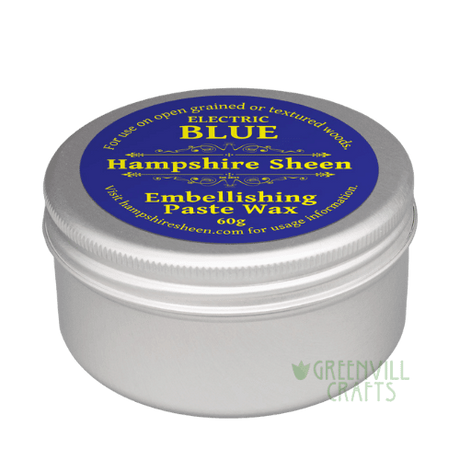 Embellishing Wax - Electric Blue - 60g - Hampshire Sheen