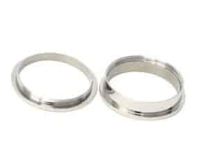 Two piece 8mm Stainless Steel Ring Core & Screw Fit Greenvill Crafts