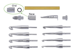 Chrome Crochet Hook Kit (Knurled) Greenvill Crafts