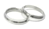 Two piece 6mm Stainless Steel Ring Core & Screw Fit Greenvill Crafts