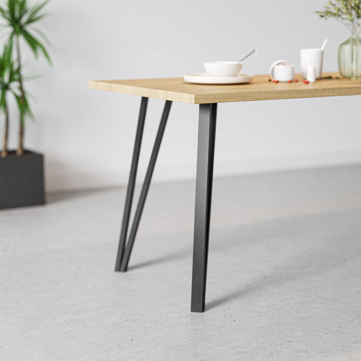 Box Hairpin Table Legs - 28" / 71cm Hair Pin Legs