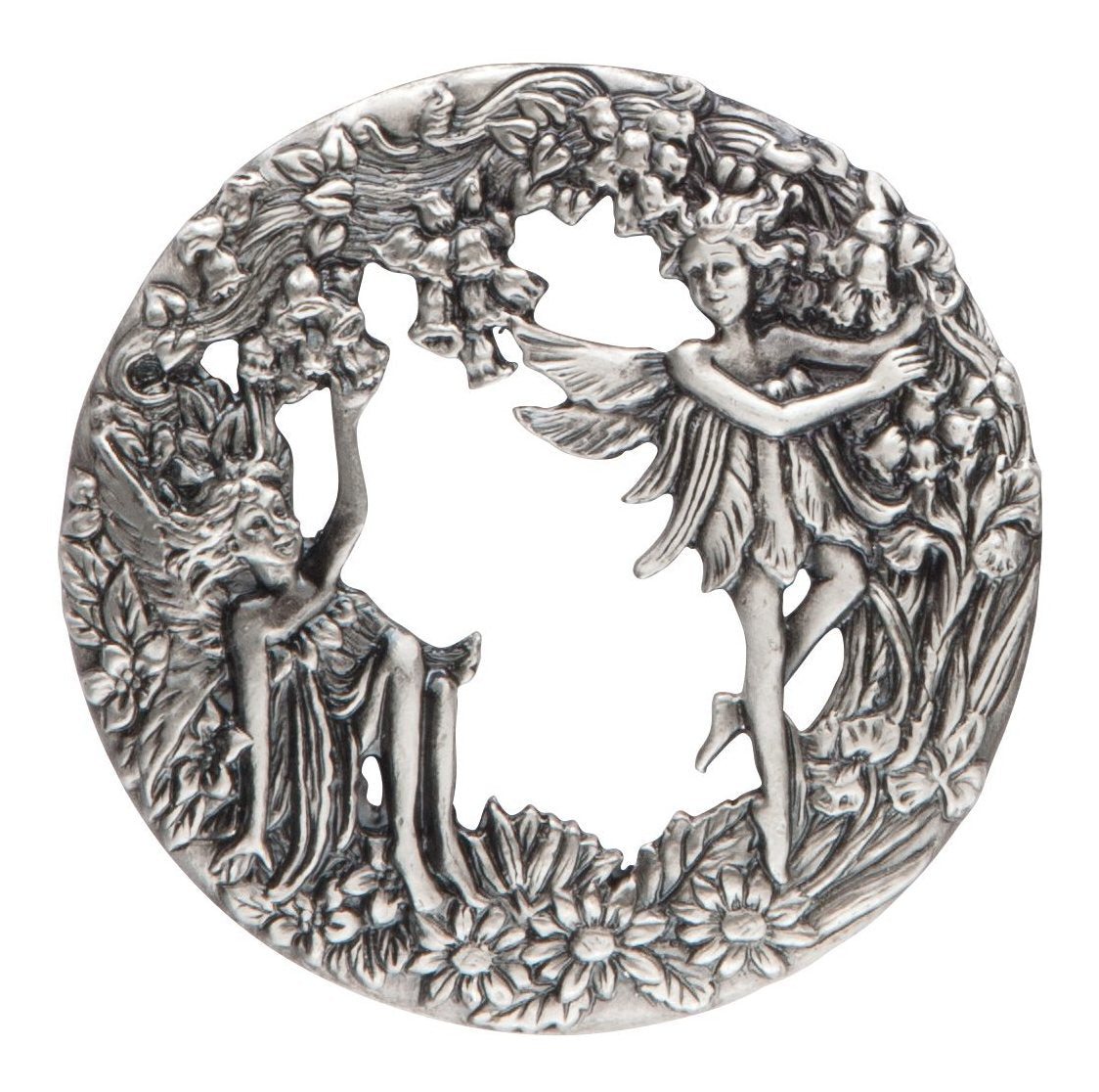 Fairies - Decorative Pewter Lid (Potpourri) Craft Supplies