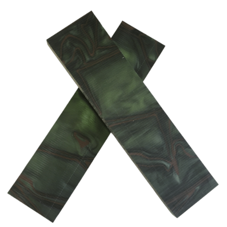 Kirinite Jungle Camo Knife Scales - Set of 2 Kirinite