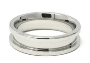 6mm Inlay Stainless Steel Ring Core Greenvill Crafts