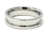 6mm Inlay Stainless Steel Ring Core Greenvill Crafts