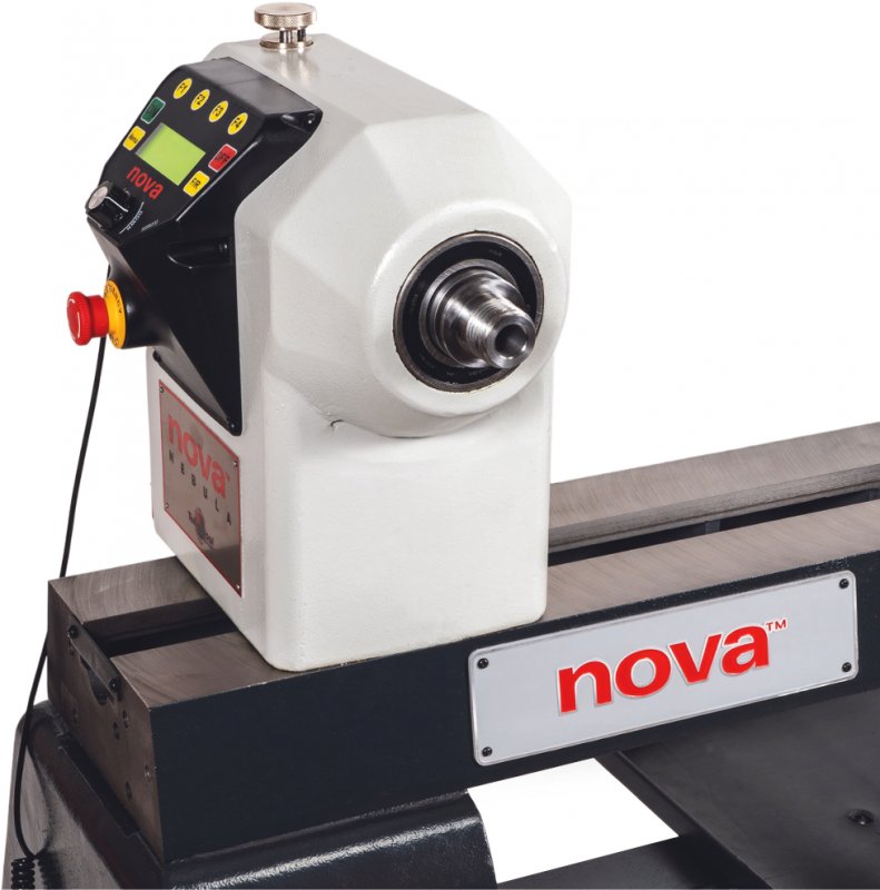 NOVA Nebula 18" DVR Woodturning Lathe Nova rotating headstock outboard turning