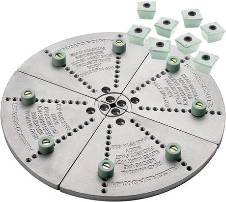 Record Power Remounting Jaws Mega with Buffer Kit ( 62377) In response to many requests, Record Power have increased the capacity of their larger remounting jaws, whilst ensuring they can still clear the bed of lathes with the popular 12” swing capacity and are capable of holding 275 mm (10 3/4”) diameter bowls in contraction mode.