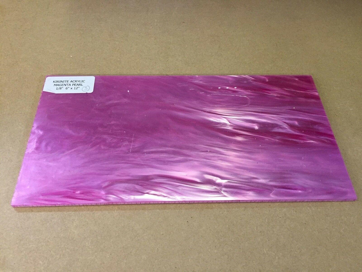 Kirinite Magenta Pearl Craft Sheet 300mm x 150mm x 3mm Kirinite