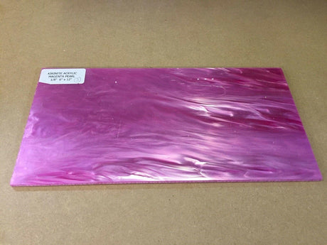 Kirinite Magenta Pearl Craft Sheet 300mm x 150mm x 3mm Kirinite