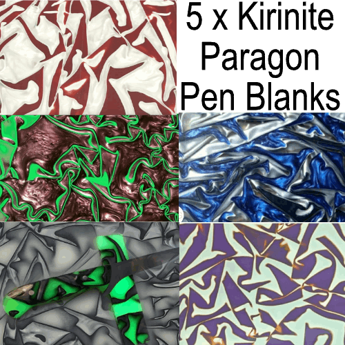 Pack of 5 Kirinite Paragon Pen Blanks - Greenvill Crafts