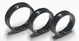 8mm Black Ceramic Inlay Ring Core Greenvill Crafts