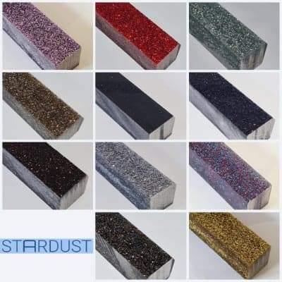 Kirinite Stardust Glitter Pen Blanks Kirinite