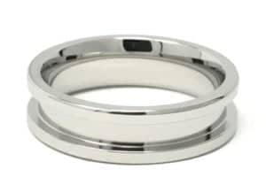 6mm Inlay Stainless Steel Ring Core Greenvill Crafts