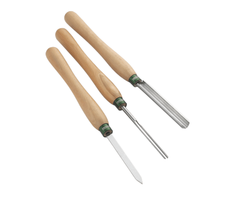 Record Power 3 Piece Spindle Turning Tool Set | Woodturning