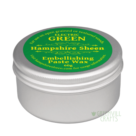 Embellishing Wax - Electric Green - 60g - Hampshire Sheen