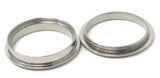 Titanium Bevelled ring core blank with screw, 6mm (3mm groove) Greenvill Crafts