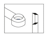 Robert Sorby Handled Ring Tool (845H) Designed specifically for end grain hollowing. The dual bevels allow for hollowing of internal curved surfaces and flat bottomed vessels..  These tools produce an unrivalled surface finish on end grain. Ideal for goblets and egg cups. Comes complete with full instructions