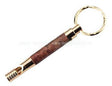 Gold keyring whistle project kit. Greenvill Crafts Woodturning Shop Harrogate North Yorkshire. Penturning, woodturning kits, blanks and tools