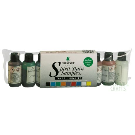 Spirit Stain Kit (Rainbow Colours) - Chestnut Products Chestnut