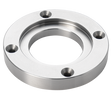 Record Power 87mm (3.5") Faceplate Ring (62572) This Record Power 87mm faceplate ring is ideal for holding medium sized bowl blanks and due to its strong hold is also suitable for more out of balance timber.  It is held to the chuck using the standard 50 mm jaw set which comes complete with all Record Power chuck packages.  Must be used with: 62313 50 mm Standard Jaws (Supplied with SC3 and SC4 chucks)