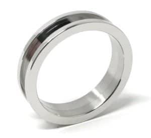 Two piece 6mm Stainless Steel Ring Core & Screw Fit Greenvill Crafts