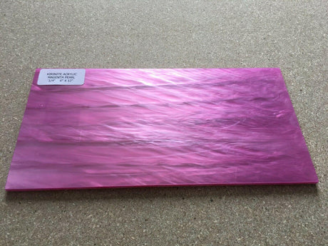 Kirinite Magenta Pearl  Craft Sheet 300mm x 150mm x 9mm Kirinite