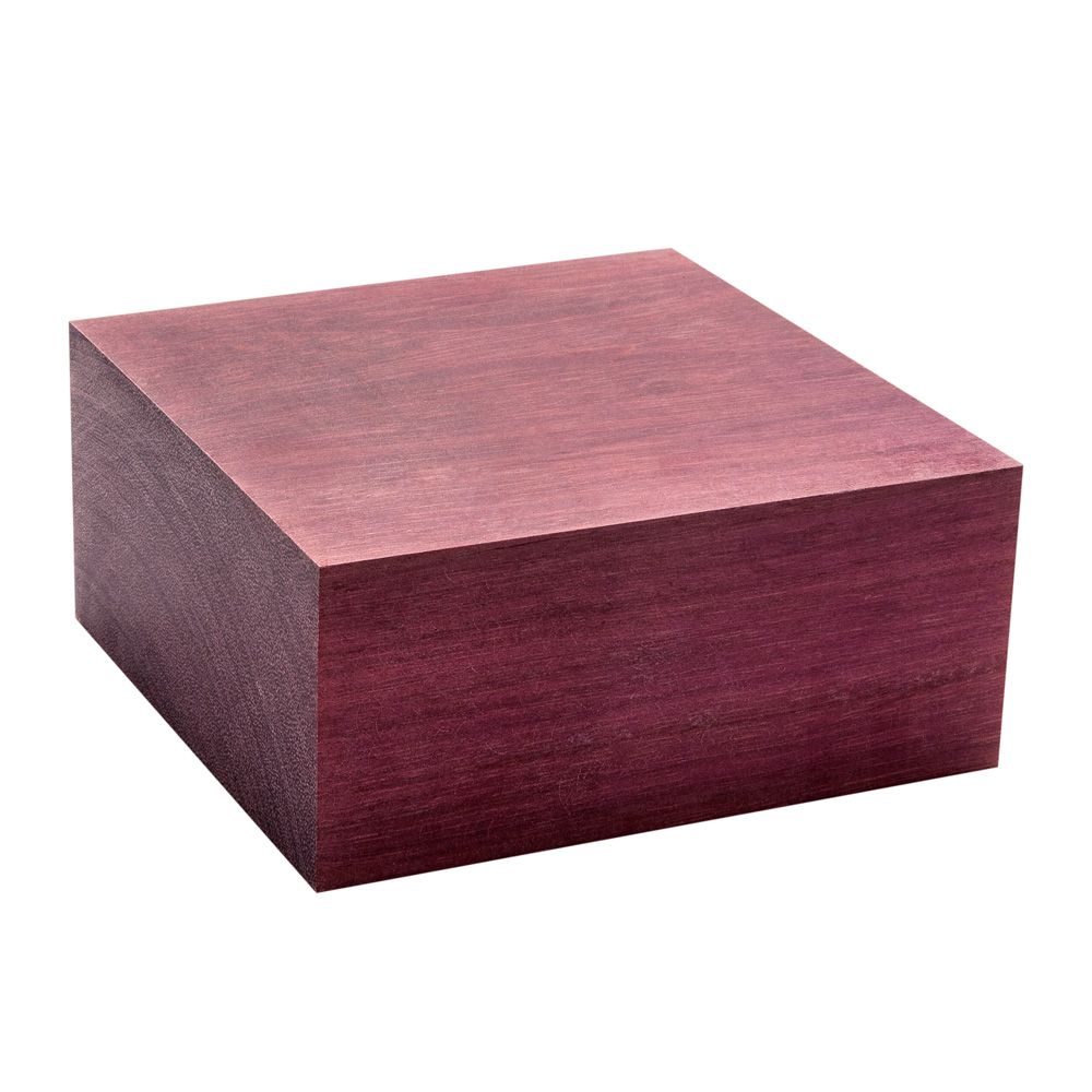 Purple Heart Square Woodturning Bowl Blanks | Woodturning Yorkshire